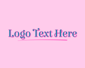 Girly Cute Fashion Logo