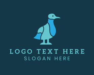 Ocean - Ocean Seagull Bird logo design