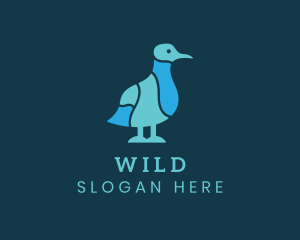 Aviary - Ocean Seagull Bird logo design
