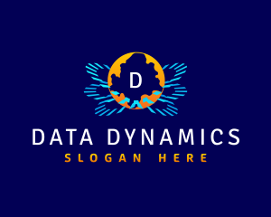 Digital Globe Data logo design