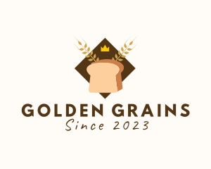 Crown Wheat Bread logo design