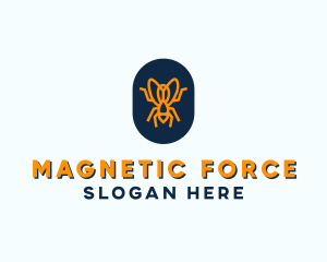 Orange Fly Badge logo design