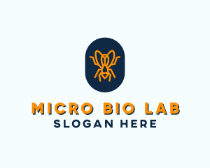 Orange Fly Badge logo design