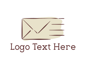 Express Mail Envelope logo design