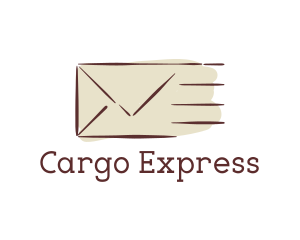 Express Mail Envelope logo design