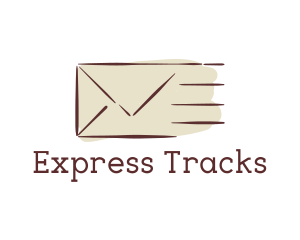 Express Mail Envelope logo design