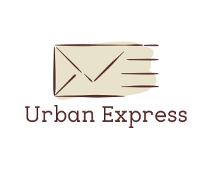 Express Mail Envelope logo design