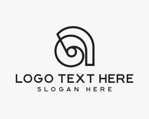 Consultant - Creative Spiral Letter A logo design