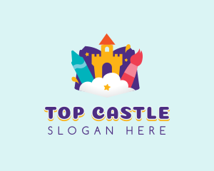 Kids Castle Book logo design