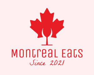 Montreal - Canadian Cocktail Bar logo design