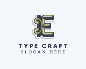 Typography - Medieval 3D Boutique Corporation logo design