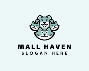 Cat Dog Pet Shop logo design