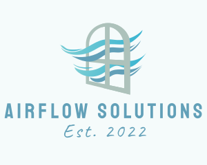 Window Ventilation Airflow  logo design