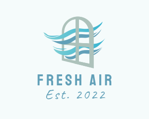 Window Ventilation Airflow  logo design