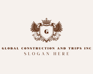 Classic Elegant Eagle Crest Logo
