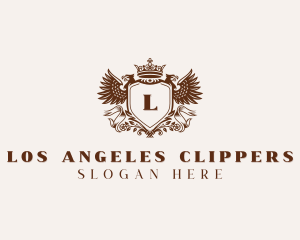 Classic Elegant Eagle Crest Logo