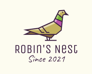 Robin - Wild Dove Bird logo design