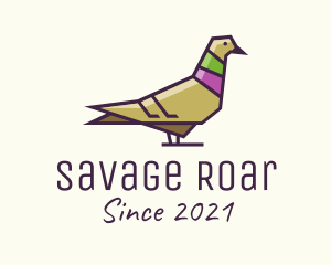 Wild Dove Bird  logo design