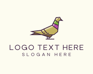 Avian - Wild Dove Bird logo design