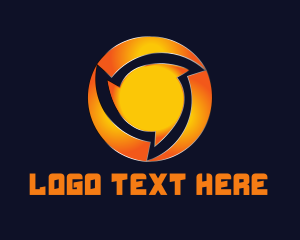 Orange Sun - Round Saw logo design