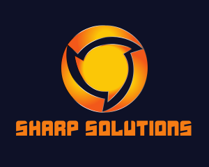 Sharp - Round Saw logo design