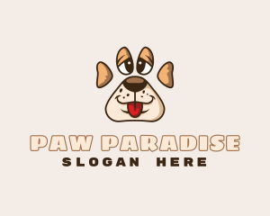 Paw - Puppy Pet Paw logo design