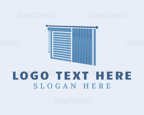 Window Blinds & Curtain Logo