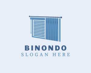 Installation - Window Blinds & Curtain logo design