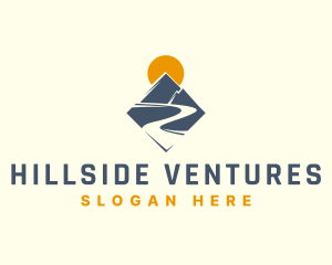 Hillside - Mountain Road Explorer logo design