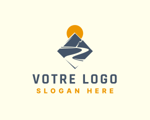 Explorer - Mountain Road Explorer logo design