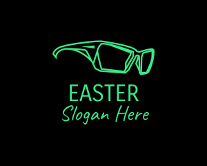 Oculist - HIpster Wayfarer Sunglasses logo design