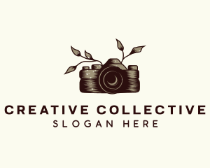 Camera Floral Photography logo design