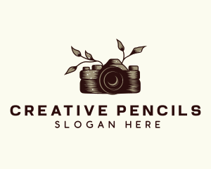 Camera Floral Photography logo design