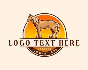 Western Horse Ranch Logo