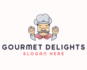 Gourmet Chef Cook logo design