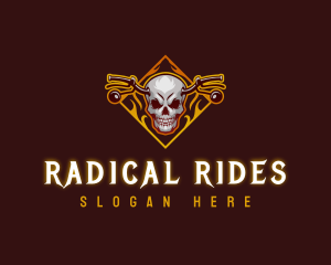 Skull Motorcycle Club logo design