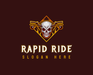 Skull Motorcycle Club logo design