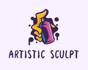 Graffiti Artist Hand logo design