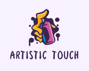 Graffiti Artist Hand logo design