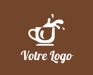 Coffee Cup Splash Logo