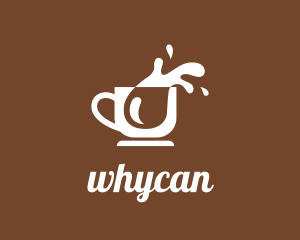 Iced Coffee - Coffee Cup Splash logo design