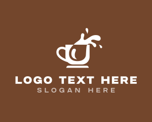 Coffee Cup Splash Logo