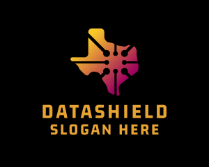 Data - Tech Map Texas logo design
