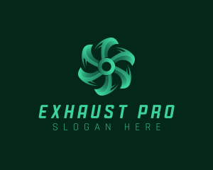 Exhaust - Exhaust Propeller Fan logo design