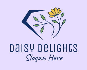 Daisy - Daisy Flower Diamond logo design