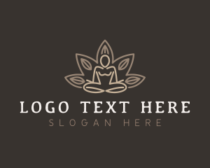 Lotus - Meditate Yoga Spa logo design
