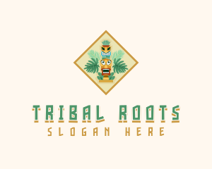 Ethnic Tribal Mask logo design