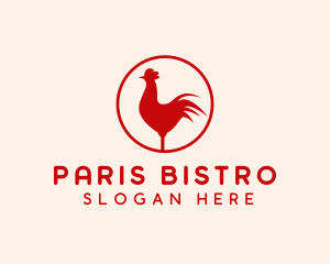 Rooster Red Chicken  logo design