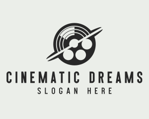 Cinema Film Reel logo design