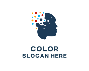 Colorful Mind Psychology logo design